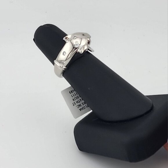 Solid 925 Sterling Silver Panther Ring – Brand New with Tags - Picture 1 of 9